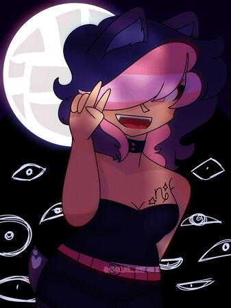 Moonlight Puppy- Apollos__Art on X